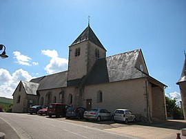 The church in Chaumard