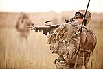 A gunner of 29 Commando Regiment in Helmand province, Afghanistan, September 2011.