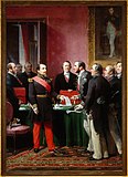 Baron Haussmann Presenting the Annexation Plan to the Emperor (1865)