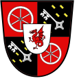 Coat of arms of Emmerich Joseph von Breidbach zu Bürresheim, prince-archbishop of Mainz and prince-bishop of Worms.