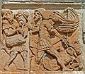 Frieze depicting ancient combat