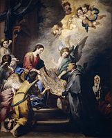 Apparition of the Virgin to St. Ildefonsus, c. 1660, Museo del Prado