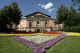 The Bayreuth Festspielhaus in Bayreuth (Germany) was built by Richard Wagner and dedicated solely to the performance of his stage works.