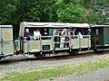 Zum Be­helfs­per­so­nen­wa­gen um­ge­bau­ter of­fe­ner Gü­ter­wa­gen 4333K