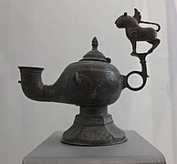 12th-century oil lamp from Khorasan