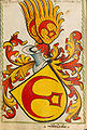 Franckenstein- coat of armorial bearings from the Scheibler armorial