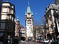 Freiburg: Martinstor am Rande der Altstadt