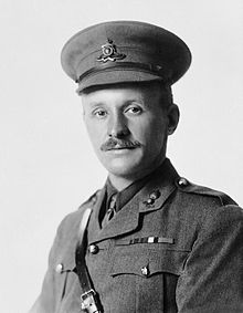 A photograph of George Dorrell in a Royal Artillery officer's uniform