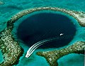 Image 30The Great Blue Hole is a prime ecotourism destination. A World Heritage Site, ranked among the top 10 nominees for the world's New 7 Wonders of Nature. (from Tourism in Belize)