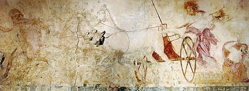"Hades abducting Persephone" fresco