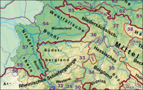 Der Südwestteil des Norddeutschen Tieflandes mit dem Niederrheinischen Tiefland (57)