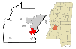 Location of Byram, Mississippi