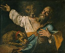 Ignatius of Antioch torn by lions