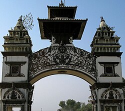 The gate in Birganj on the Indo-Nepal border