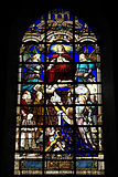 Herz Jesu, Fenster von 1895 in der Kirche Notre-Dame-de-l’Assomption in La Guerche-de-Bretagne