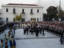 Lity procession on the Feast of Saint Nicholas in Piraeus, Greece