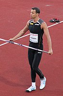 Silbermedaillengewinner Tero Pitkämäki – 2007 wurde er Weltmeister, 2008 Olympiadritter, 2010 gab es EM-Bronze und 2015 WM-Bronze