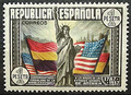 Statue of Liberty Spanish stamp honoring the 150th anniversary of the U.S. Constitution