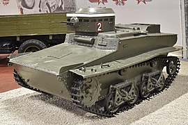 Soviet T-37A tank (amphibious)