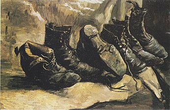 Vincent van Gogh, Three Pairs of Shoes, 1886