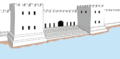 Wharf of the fortress-reconstruction