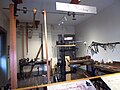 Recreated workshop from the Wright Bicycle Shop where the brothers conducted research into aviation.