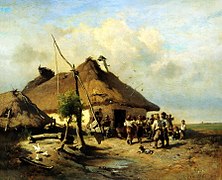 „Neben der Schänke“, Iwan Solokow 1864