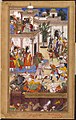 The Submission of the rebel brothers Ali Quli and Bahadur Khan. Akbarnama, 1590–95[38]