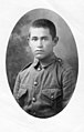 Shimon Kushner in the uniform of the Hebrew Battalion 1918