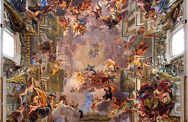 Andrea Pozzo: Triumph des Heiligen Ignatius, 1685