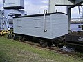 Aufenthaltswagen 116 der Hafenbahn (restauriert)