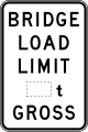 (R6-3) Bridge Load Limit