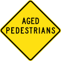 (W6-201) Aged Pedestrians (used in New South Wales)