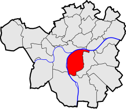 Location of Jambes in Namur