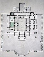 Plan of Antique House of Catherine the Great (1773), Hermitage