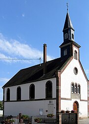 The Lutheran church in Daubensand