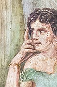 Thetis on an antique fresco in Pompeii, 1st century