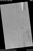 Channel network, as seen by HiRISE under HiWish program