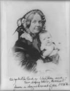 Elizabeth Cady Stanton mit Tochter