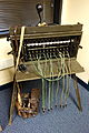 Field telephone switchboard on display at the Fort Devens Museum