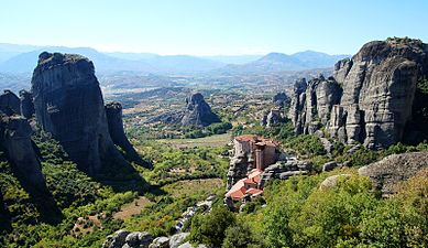The Meteora in Thessaly