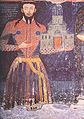 The Sevastokrator Jovan Oliver, fresco from the Lesnovo monastery.