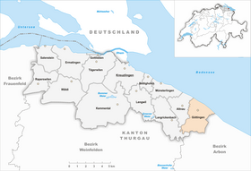 Karte von Güttingen
