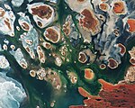 2017 satellite photograph taken by Copernicus Sentinel-2B
