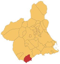Location of Águilas
