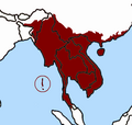 Karte des Indo-Burman-Gebirgszuges