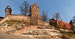 Die Nürnberger Burg (Detailaufnahme) aus Worzeldorfer Sandstein