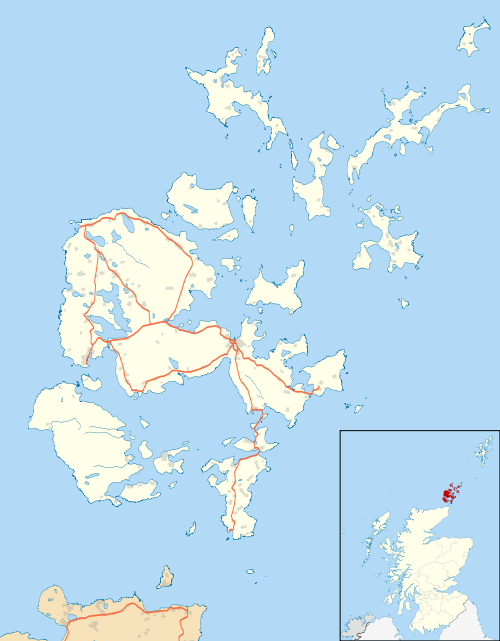 Orkney is located in Orkney Islands
