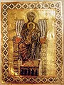 Panachranta Theotokos, mid-11th-century Kievan illumination from the Gertrude Psalter.