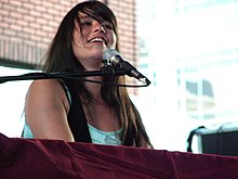 Rachael Yamagata on stage in 2008